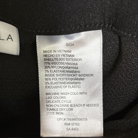 Rafaella Comfort Black Skort Women's Small Beach Resort Tennis - Picture 8 of 8